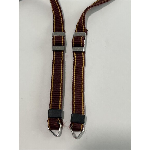 VTG Nikon Nylon 2” Wide Camera Neck Shoulder Strap Japan Maroon Orange 40” - Picture 6 of 7